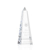 Cascading-Groove Optical Crystal Obelisk Award
