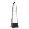 Cascading-Groove Optical Crystal Obelisk Award