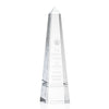 Cascading-Groove Optical Crystal Obelisk Award