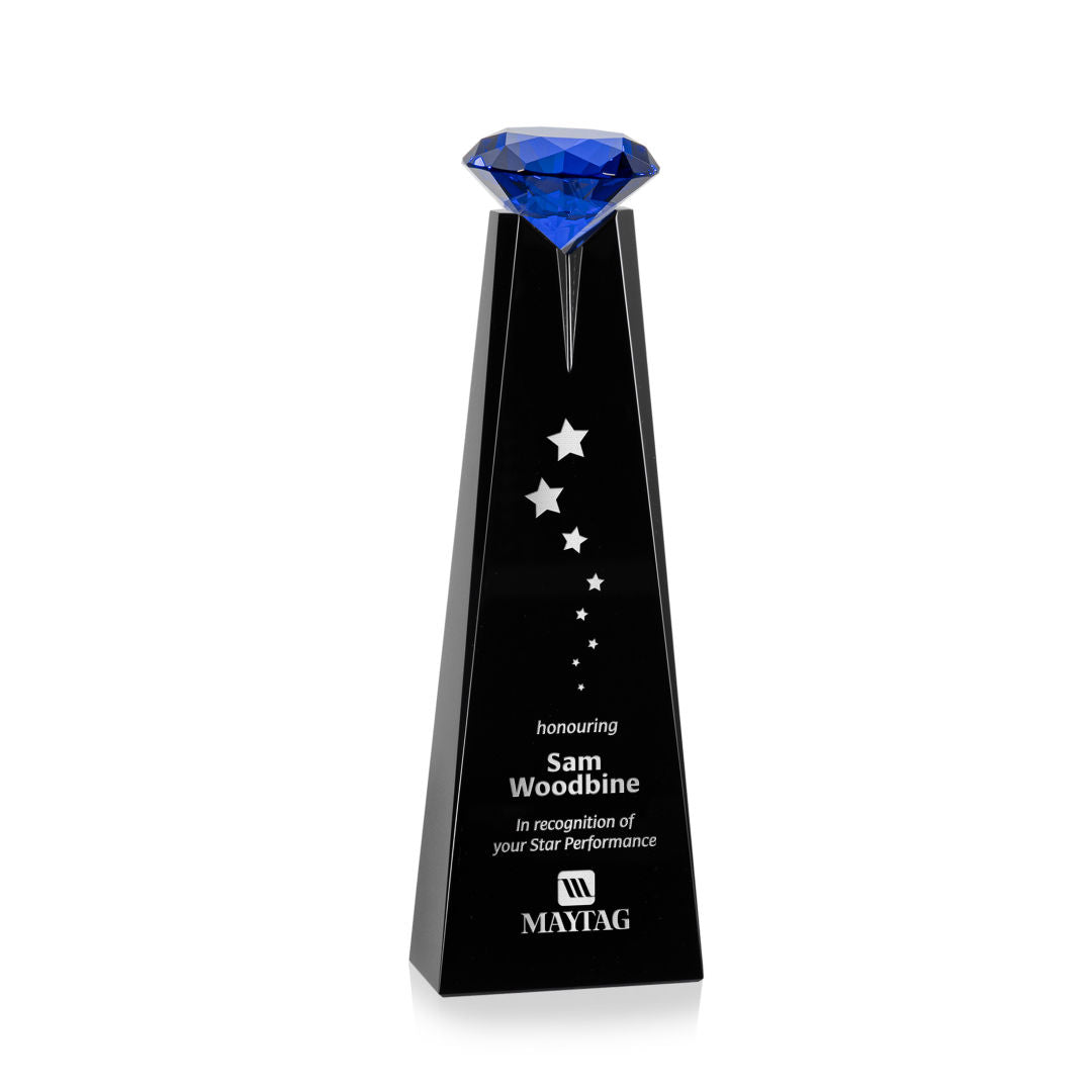 Alicia Gemstone Award - Black/Sapphire