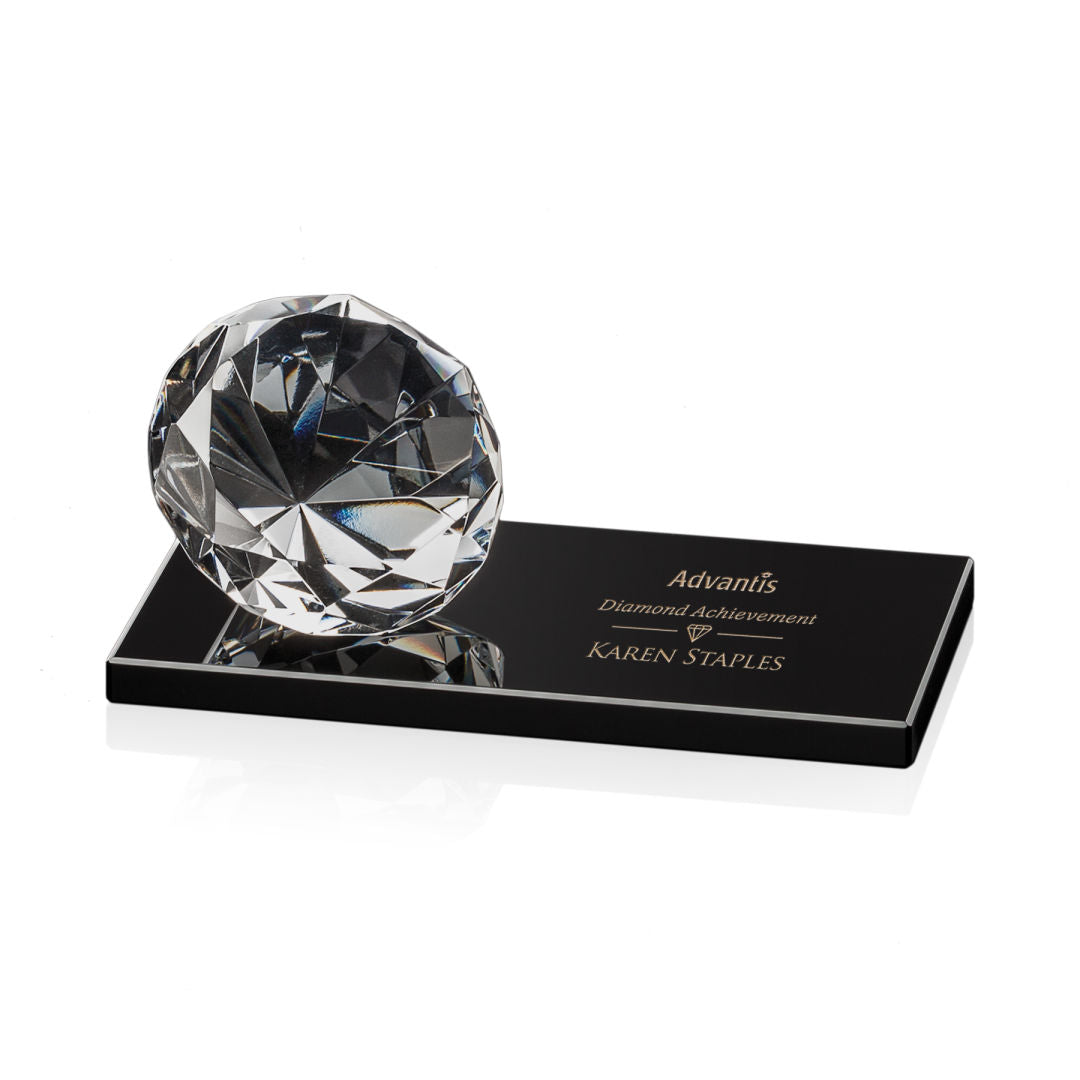 Gemstone Award on Black