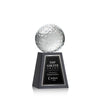 Golf Ball Award on Tall Marble Base