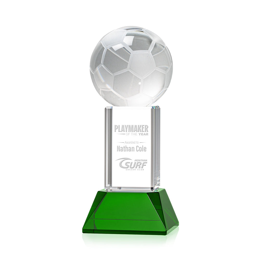 Soccer Ball Award on Stowe Base