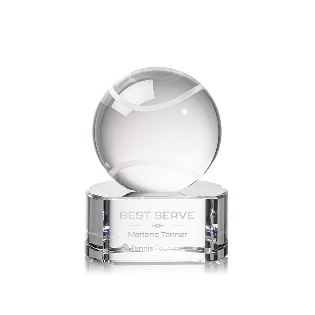 Tennis Ball Award on Paragon Base