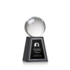Baseball Award on Tall Marble Base