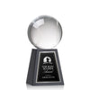 Baseball Award on Tall Marble Base