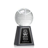 Basketball Award on Tall Marble Base