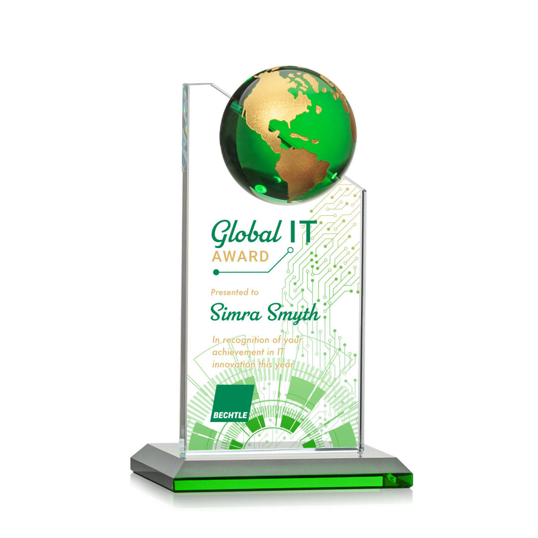 Arden VividPrint™ Award - Green/Gold