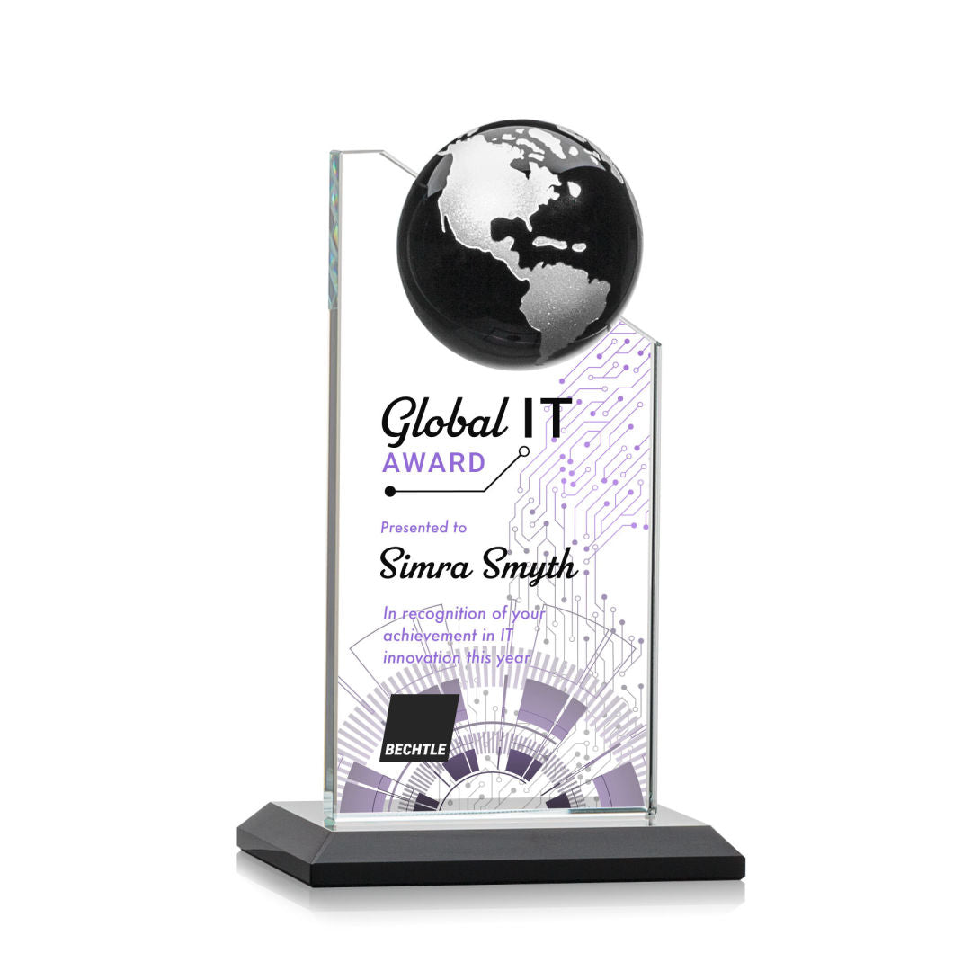 Arden VividPrint™ Award - Black/Silver