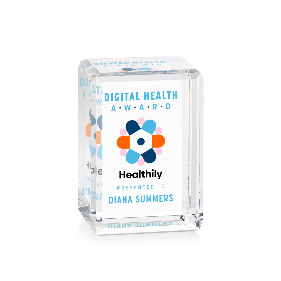 Fulton Cube VividPrint™ Award - Vertical