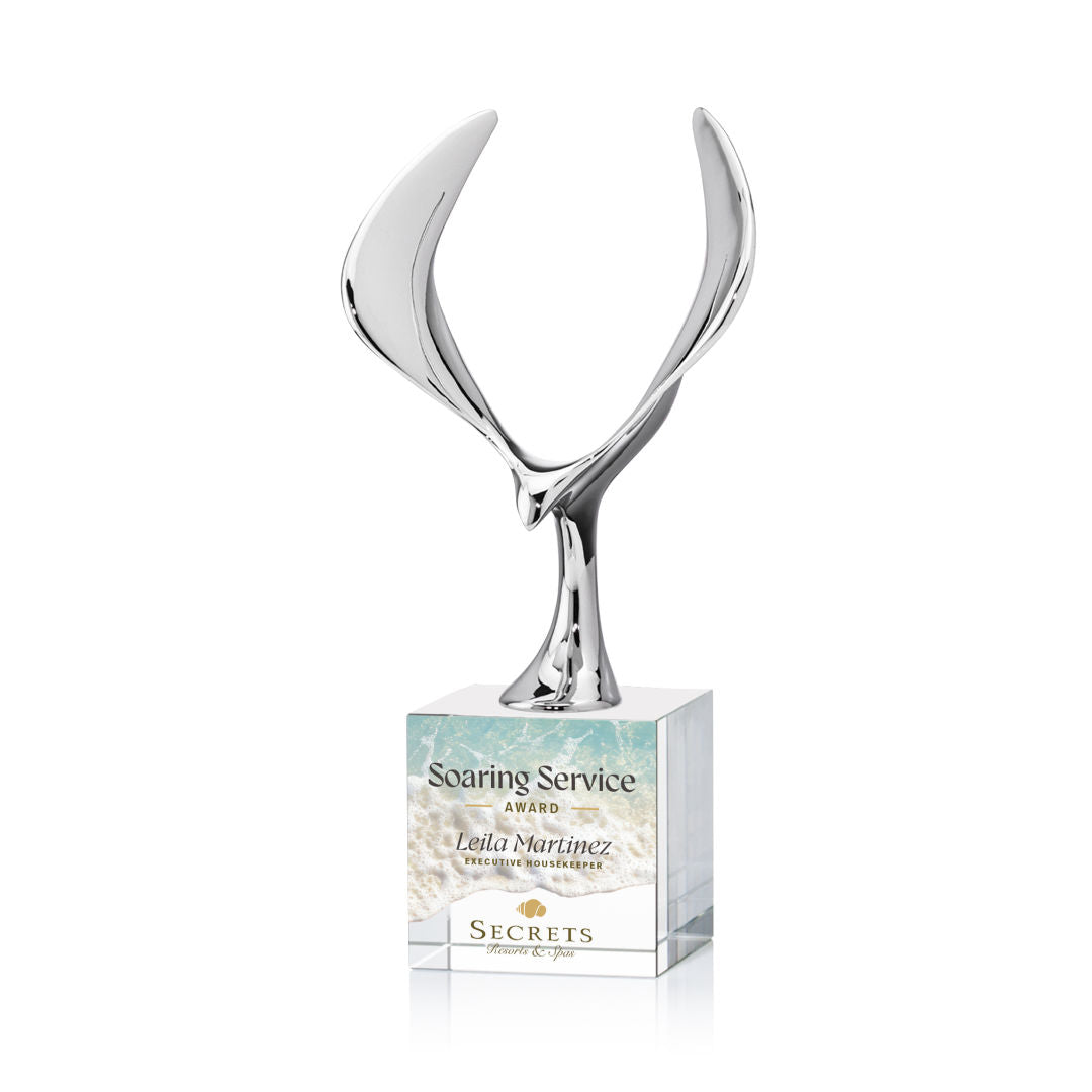 Maverick Eagle VividPrint™ Award on Granby Base - Clear