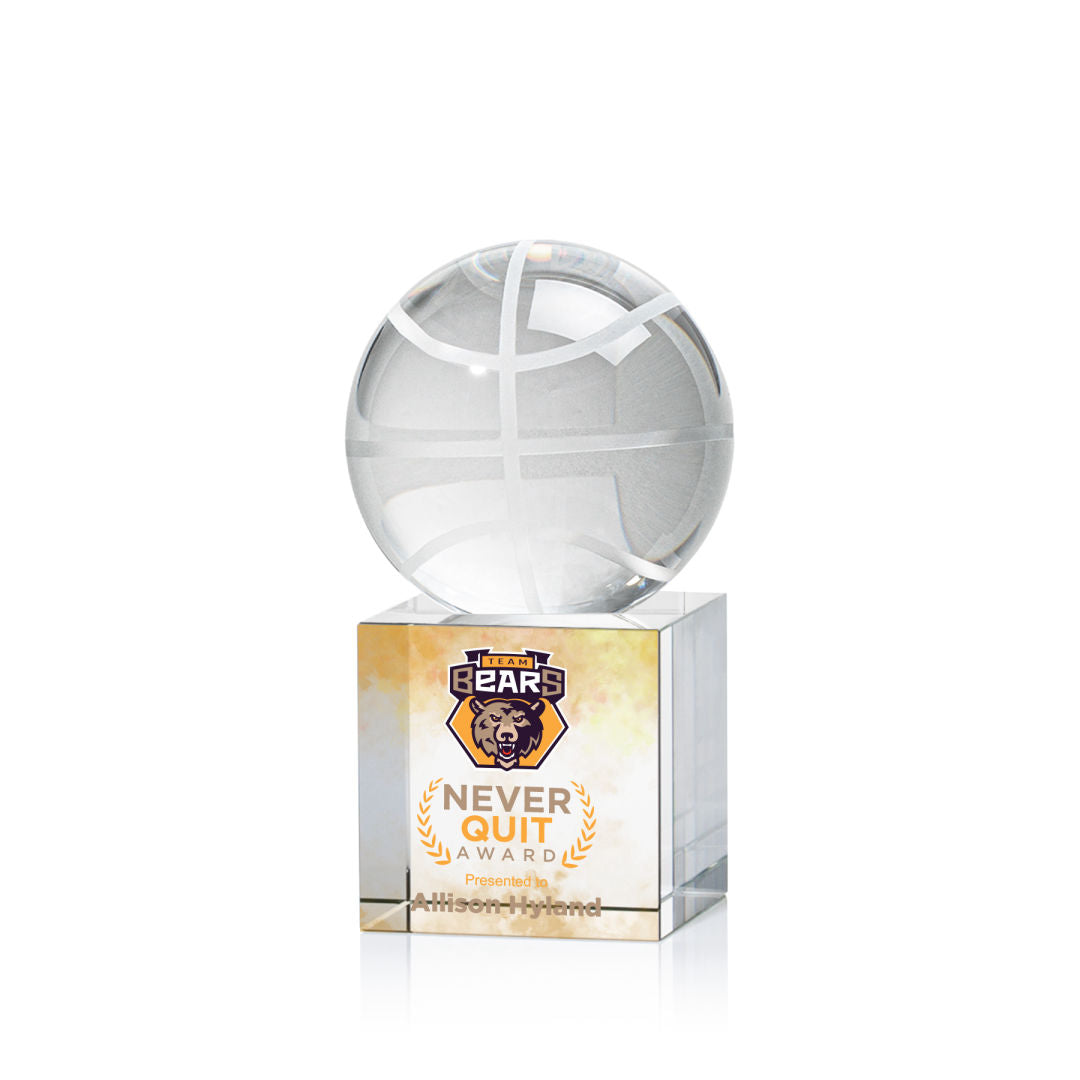 Basketball VividPrint™ Award – Base & Size Options