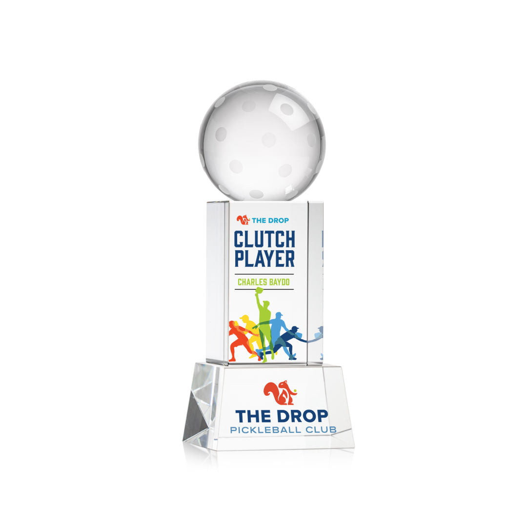 Pickleball VividPrint™ Award on Belcroft Base