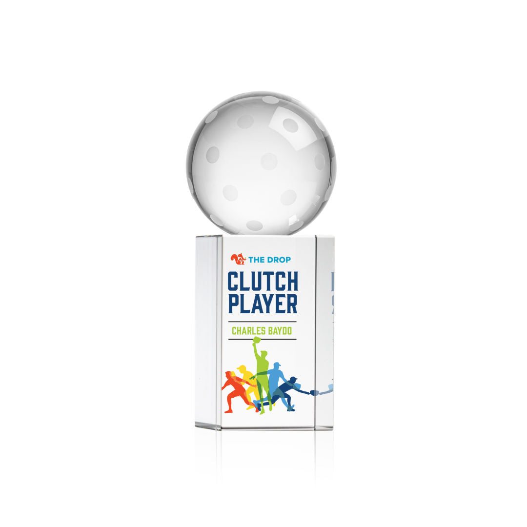 Pickleball VividPrint™ Award on Dakota Base