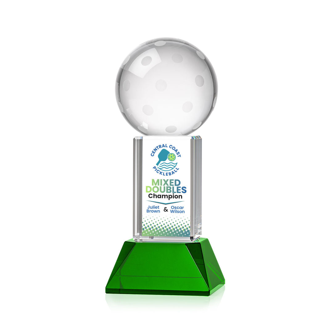 Pickleball VividPrint™ Award on Stowe Base