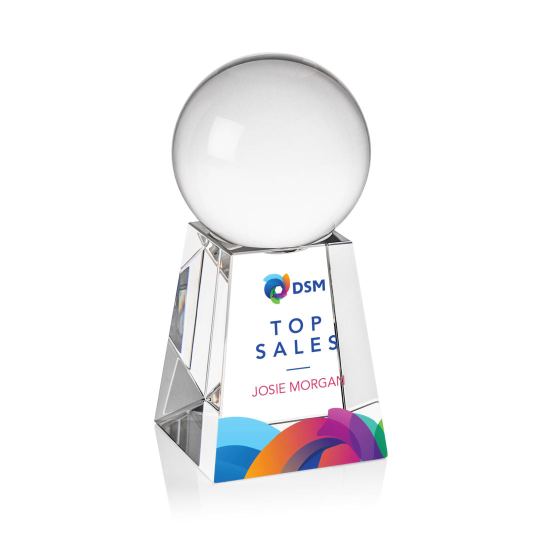 Crystal Ball VividPrint™ Award – Base & Size Options