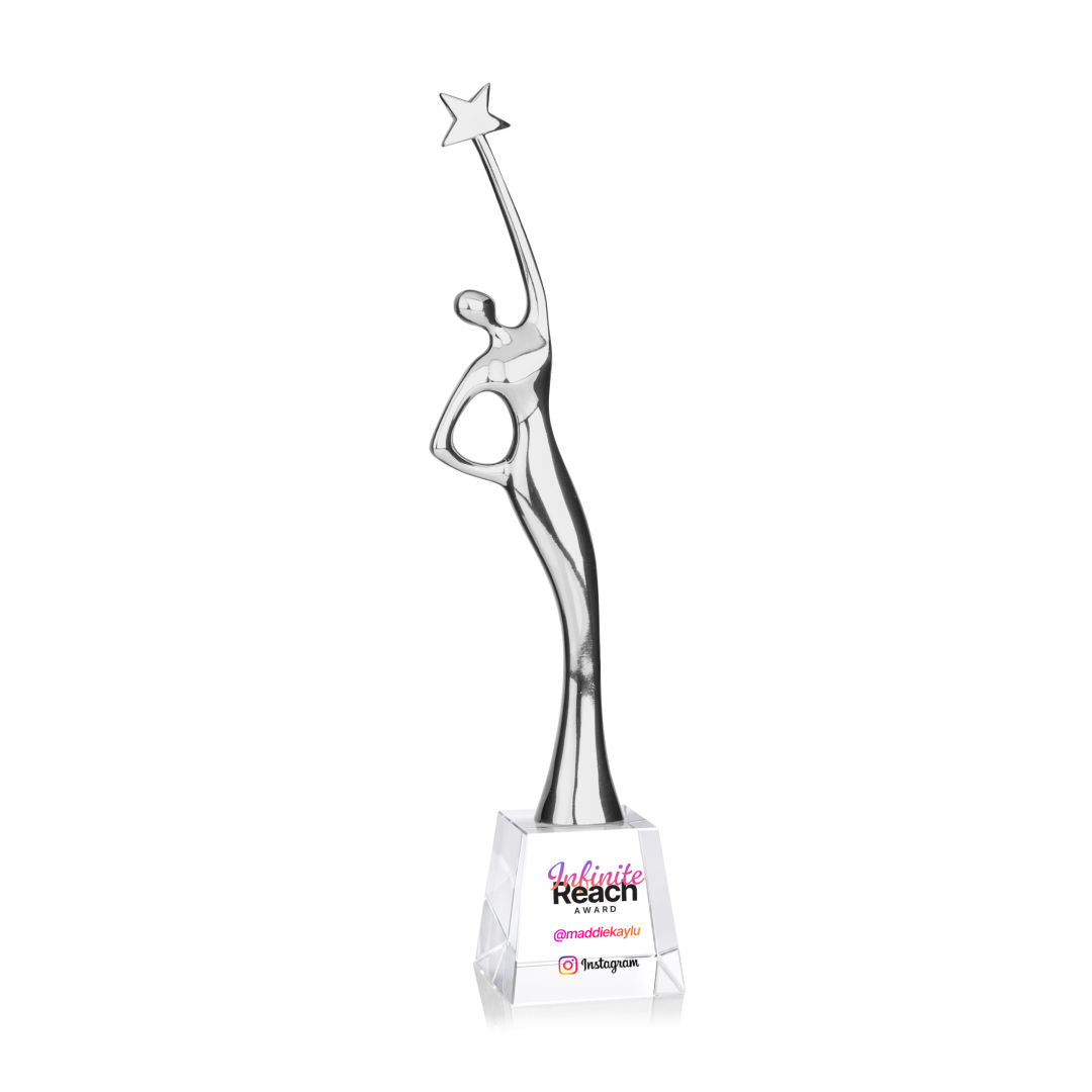Star Goddess VividPrint™ Award - Silver/Clear