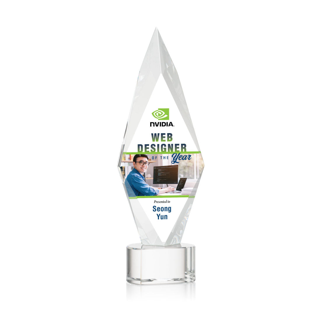 Manilow VividPrint™ Award on Paragon Base