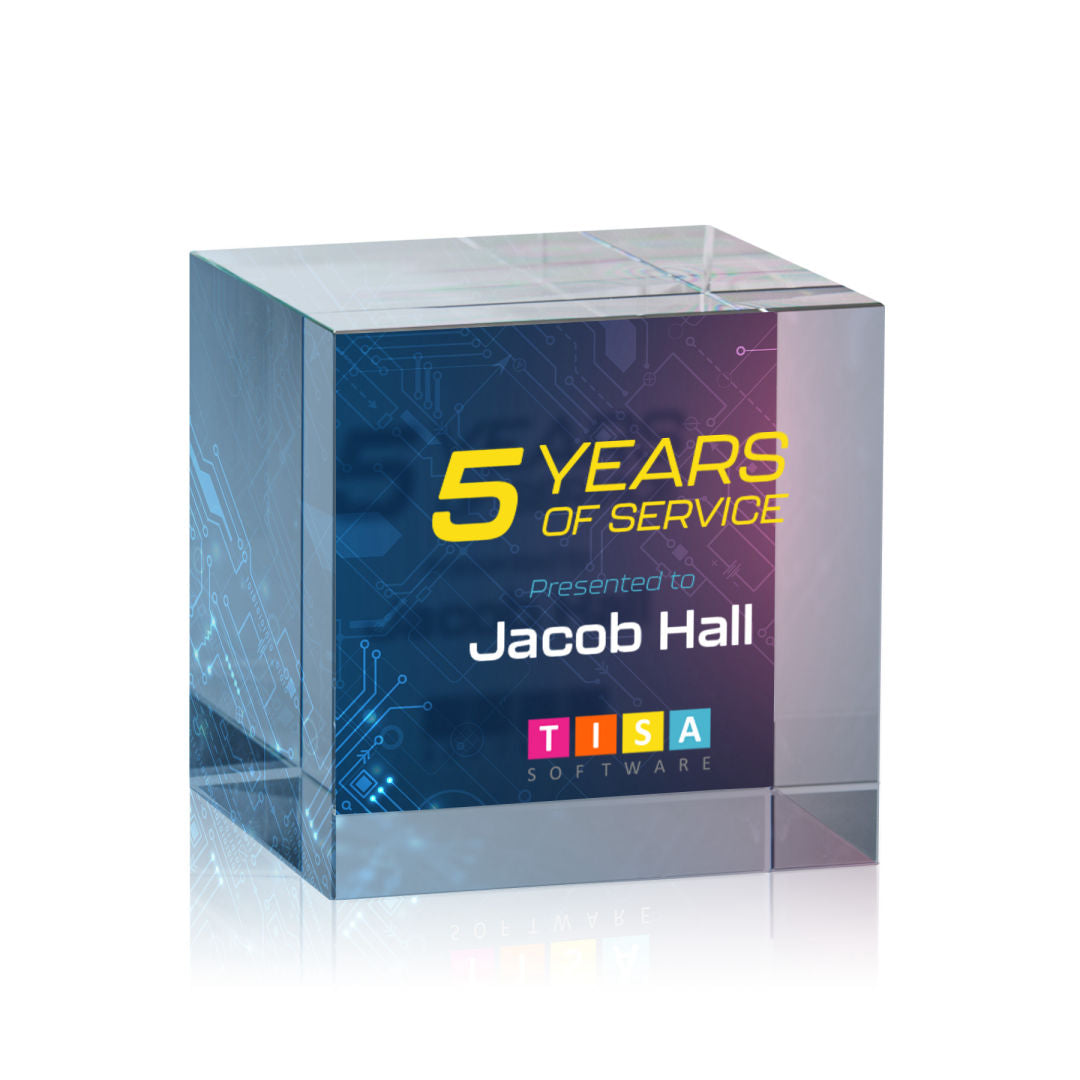 Granby Cube VividPrint™ Double Sided Award