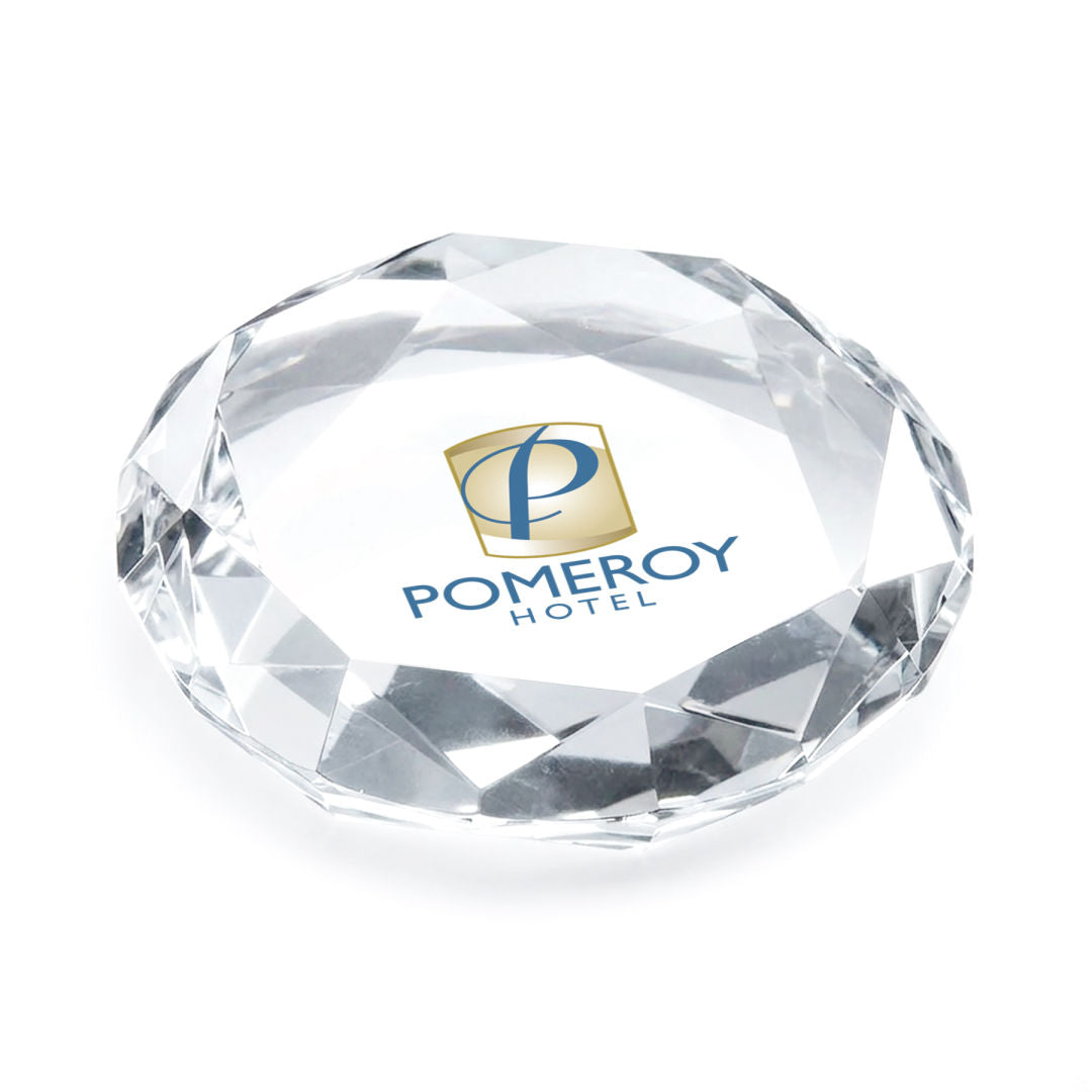 Amherst VividPrint™ Paperweight - Octagon