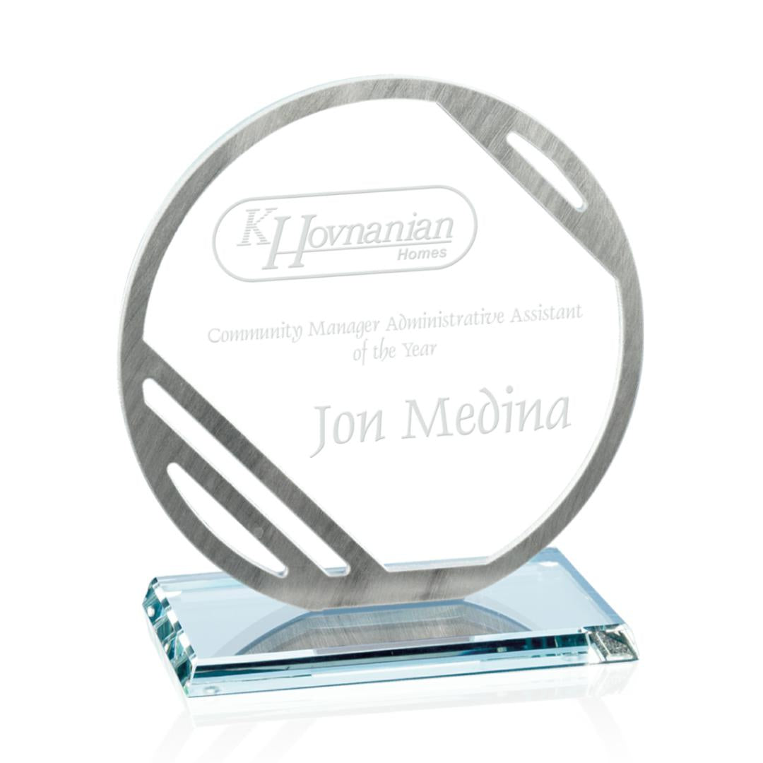 Fraser Starfire Crystal Award — Aluminum Accents