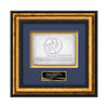 Grazia Cast Paper Framed Award — Black/Gold