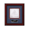 Eco Cast Paper Framed Award — Mahogany