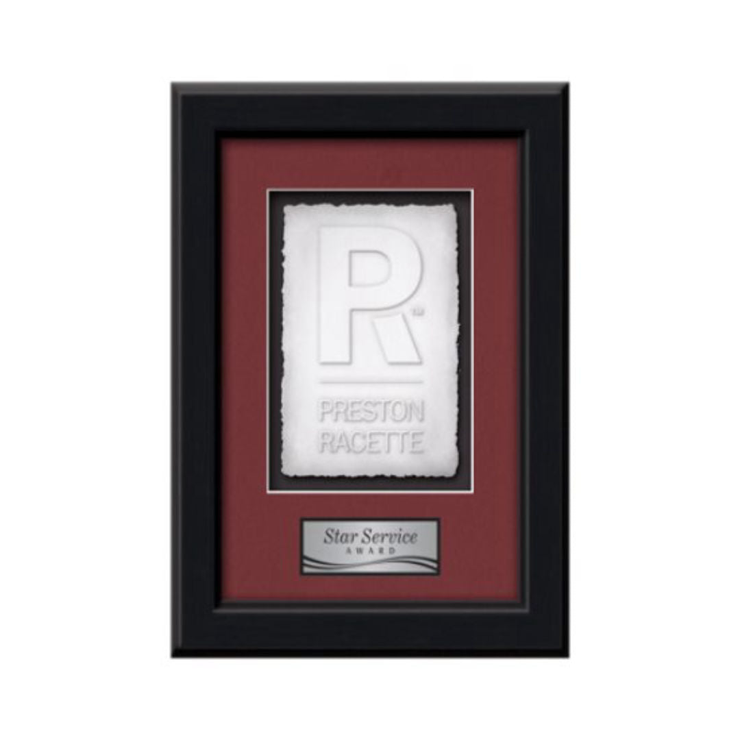 Myriad Cast Paper Framed Award — Black