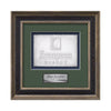 Tuscan Cast Paper Framed Award — Rustic/Charcoal