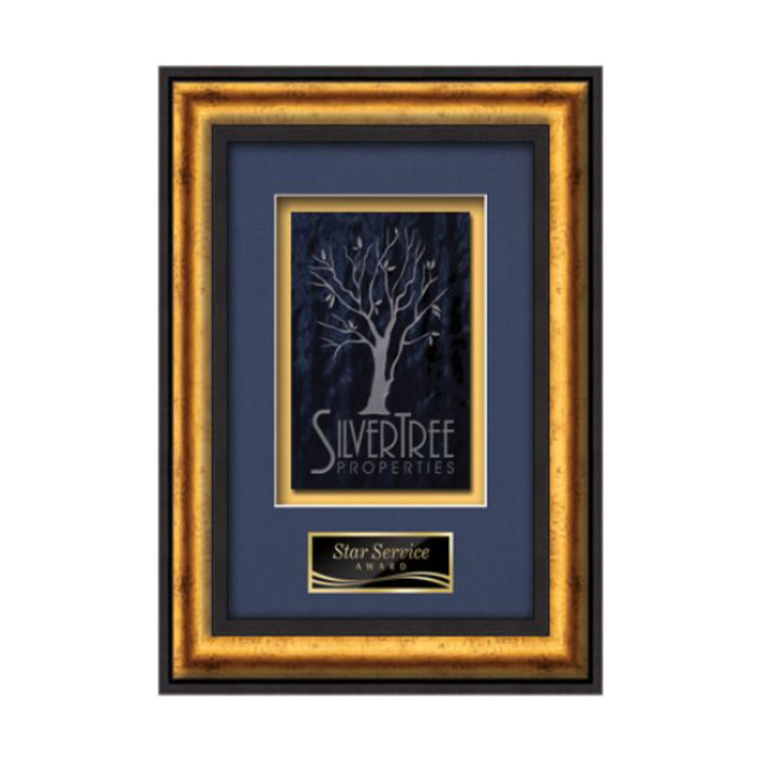 Grazia Stained Glass - Black/Gold