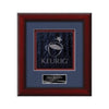 Eco Stained Glass Framed Award — Mahogany