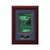 Eco Stained Glass Framed Award — Mahogany
