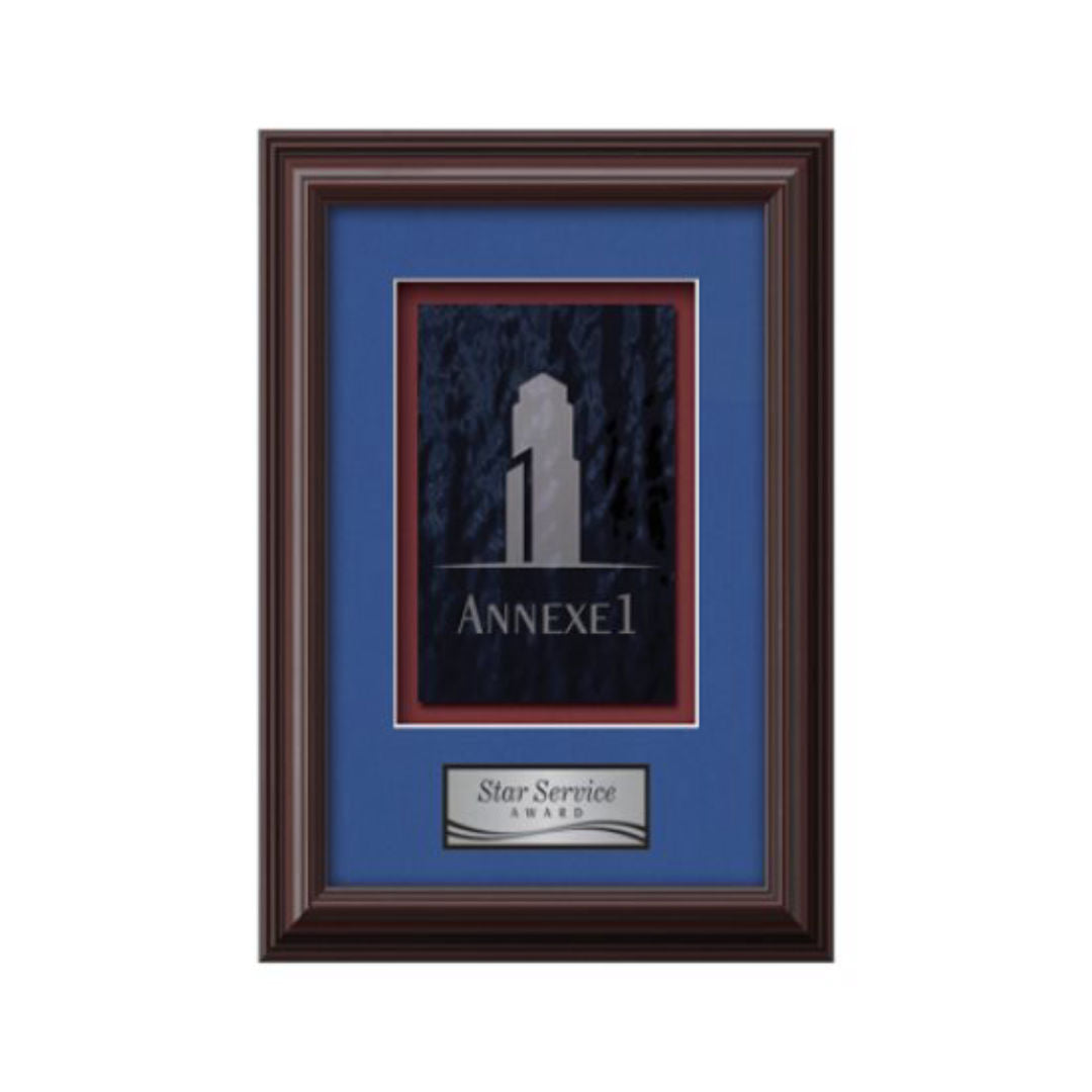 Monarch Framed Award