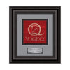 Cardoba Stained Glass Framed Award — Black