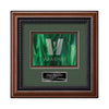 Deco Stained Glass Framed Award — Mahogany