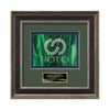 Tuscan Stained Glass Framed Award — Rustic/Charcoal