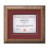 Grazia Artisan Paper Certificate Framed Award