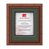 Terrene Artisan Paper Certificate Framed Award