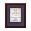 Eco Certificate Frame — Mahogany