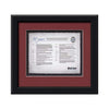Myriad Certificate Frame — Black