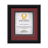 Myriad Certificate Frame — Black