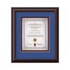 Monarch Artisan Paper Certificate Framed Award