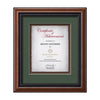 Deco Certificate Frame — Mahogany