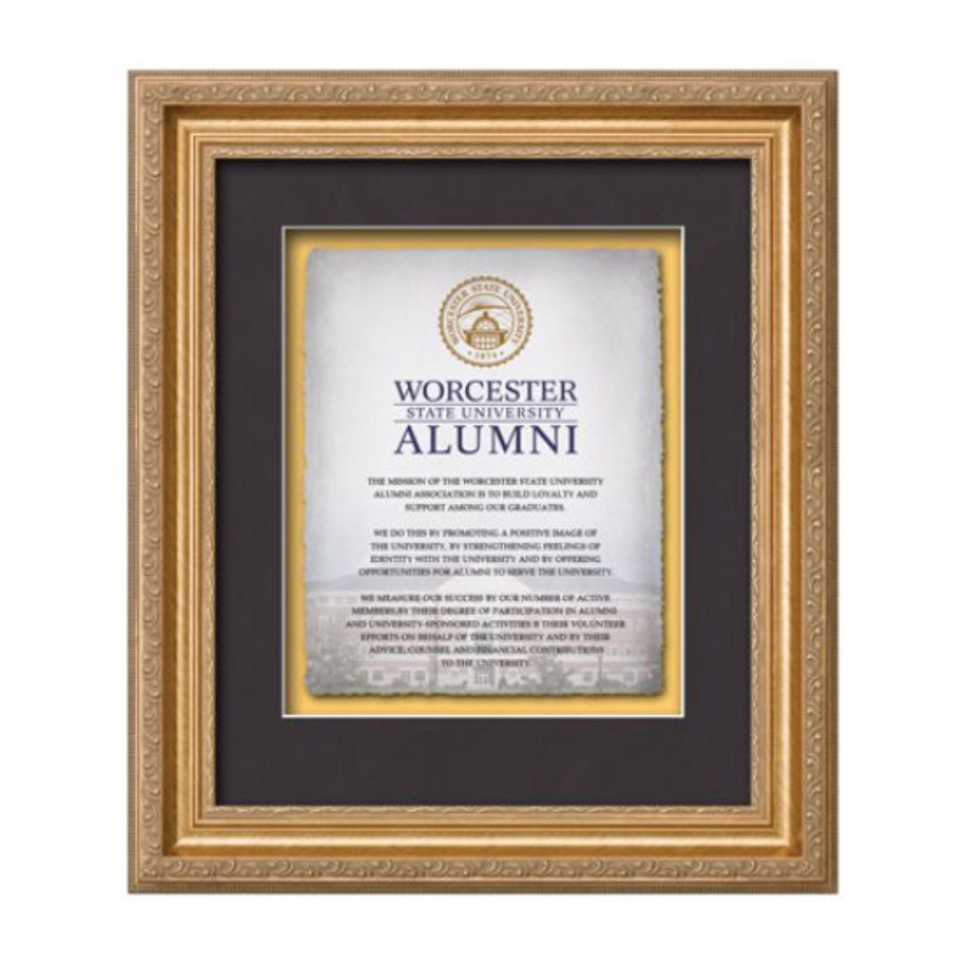 Regal Certificate Frame — Gold
