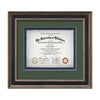 Tuscan Certificate Frame — Rustic/Charcoal