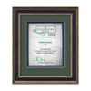 Tuscan Certificate Frame — Rustic/Charcoal