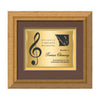 Terrene Certificate TexEtch Framed Award