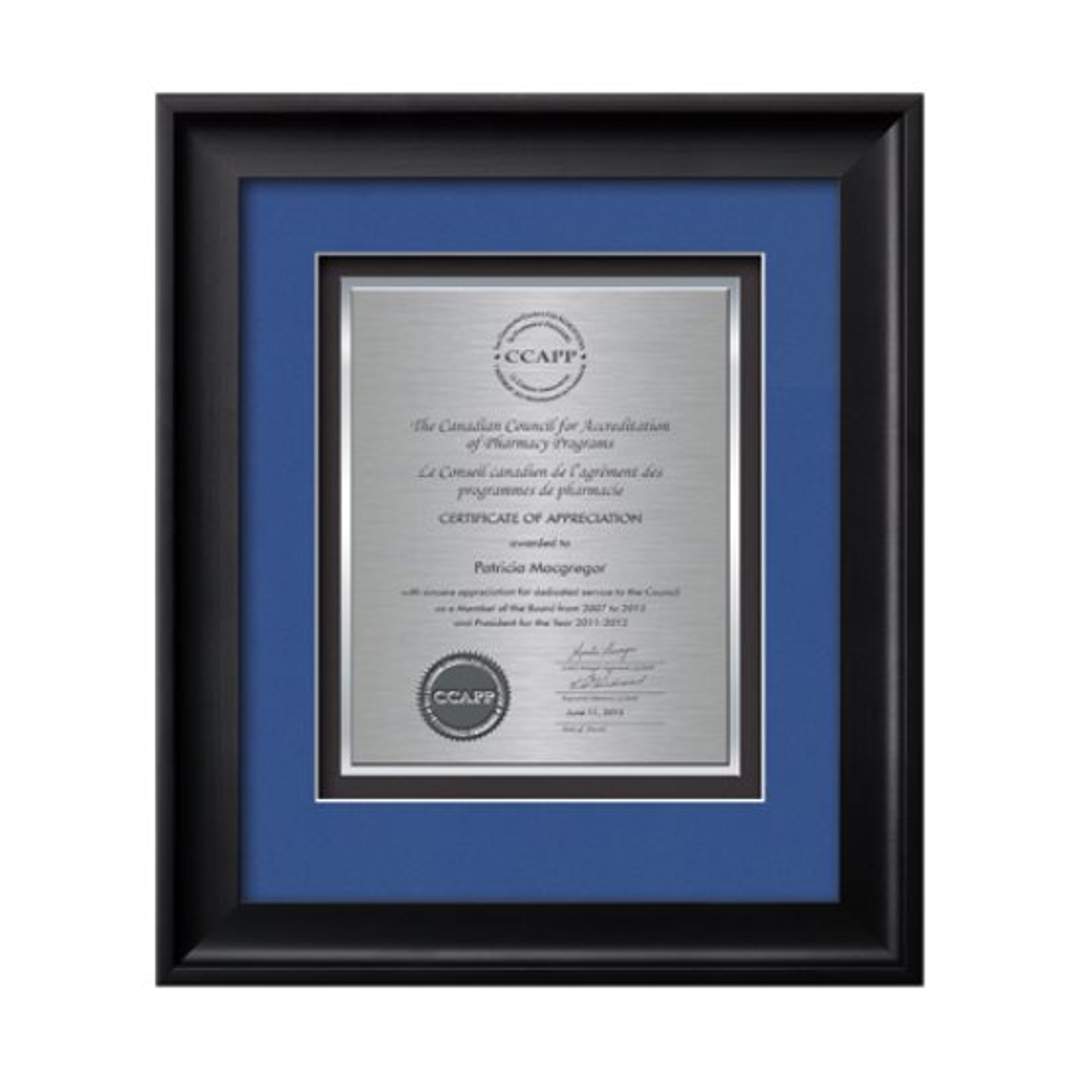 Yorktech Certificate TexEtch - Black