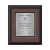 Monarch Certificate TexEtch Framed Award