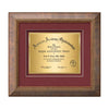 Lazio Certificate TexEtch - Bronze/Copper